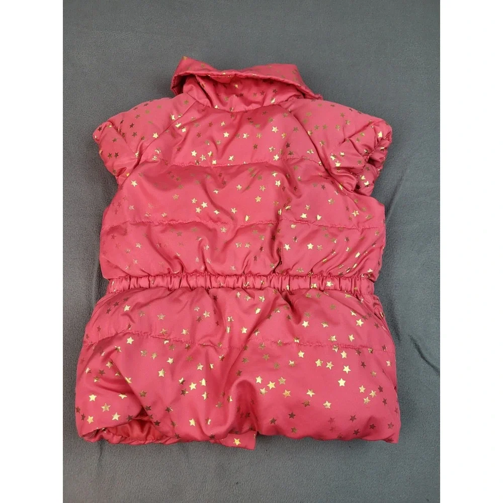 Lot Of 2 Gymboree Jackets‎ Girls 5y To 8y Puffer Vest Lightweight AOP Cute Coats